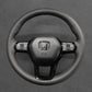 Griffowl Steering Wheel Cover for Bespoke Hatchback Honda Civic 11 2022-2025. Griffowl's interior mod with hand-sewn DIY steering wheel kit.