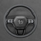 Griffowl Steering Wheel Cover for Bespoke Hatchback Honda Civic 11 2022-2025. Griffowl's interior mod with hand-sewn DIY steering wheel kit.