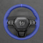 Griffowl Steering Wheel Cover for Bespoke Hatchback Honda Civic 11 2022-2025. Griffowl's interior mod with hand-sewn DIY steering wheel kit.