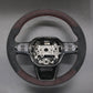 Griffowl Steering Wheel Cover for Bespoke Hatchback Honda Civic 11 2022-2025. Griffowl's interior mod with hand-sewn DIY steering wheel kit.