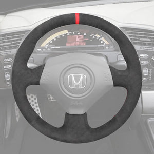Griffowl Steering Wheel Cover for Bespoke Hatchback Honda Insight 2000-2006. Perfect grip with our steering wheel wrap and custom interior touch.