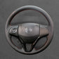 Griffowl Steering Wheel Cover for Bespoke Hatchback Honda Jazz Fit 2015-2020. Griffowl's interior mod with hand-sewn DIY steering wheel kit.