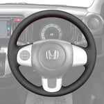 Griffowl Steering Wheel Cover for Bespoke Hatchback Honda N-Box N-WGN N-Van 2012-2019. Elevate your interior with Griffowl's wrap and stitch kit.