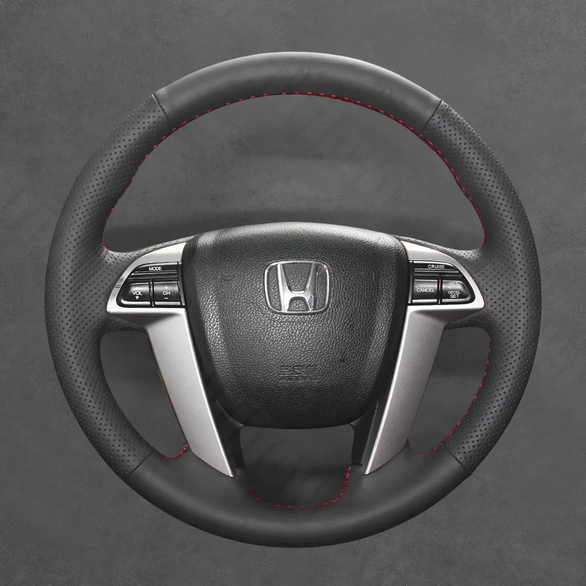 Griffowl Steering Wheel Cover for Bespoke Hatchback Honda Odyssey 2011-2017. Perfect grip with our steering wheel wrap and custom interior touch.