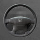 Griffowl Steering Wheel Cover for Bespoke Hatchback Honda Odyssey Shuttle 1998-2001. Hand-sewn kit for drivers seeking precision and comfort.