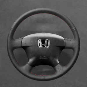 Griffowl Steering Wheel Cover for Bespoke Hatchback Honda Odyssey Stream 2000-2004. Hand-sewn kit for drivers seeking precision and comfort.