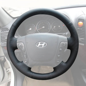 Griffowl Steering Wheel Cover for Bespoke Hatchback Hyundai H 1 Starex i800 iLoad iMax 2008-2020. Hand-sewn DIY kit blends grip, function, and style inside.
