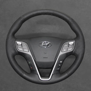 Griffowl Steering Wheel Cover for Bespoke Hatchback Hyundai H350 2015-2019. Perfect grip with our steering wheel wrap and custom interior touch.
