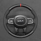 Griffowl Steering Wheel Cover for Bespoke Hatchback Kia Carnival 2024-2025. Perfect grip with our steering wheel wrap and custom interior touch.
