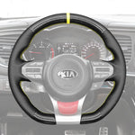 Griffowl Steering Wheel Cover for Bespoke Hatchback Kia Ceed Cee'd 2 GT 2015-2018. For refined interior upgrades using our wrap and stitch kit.
