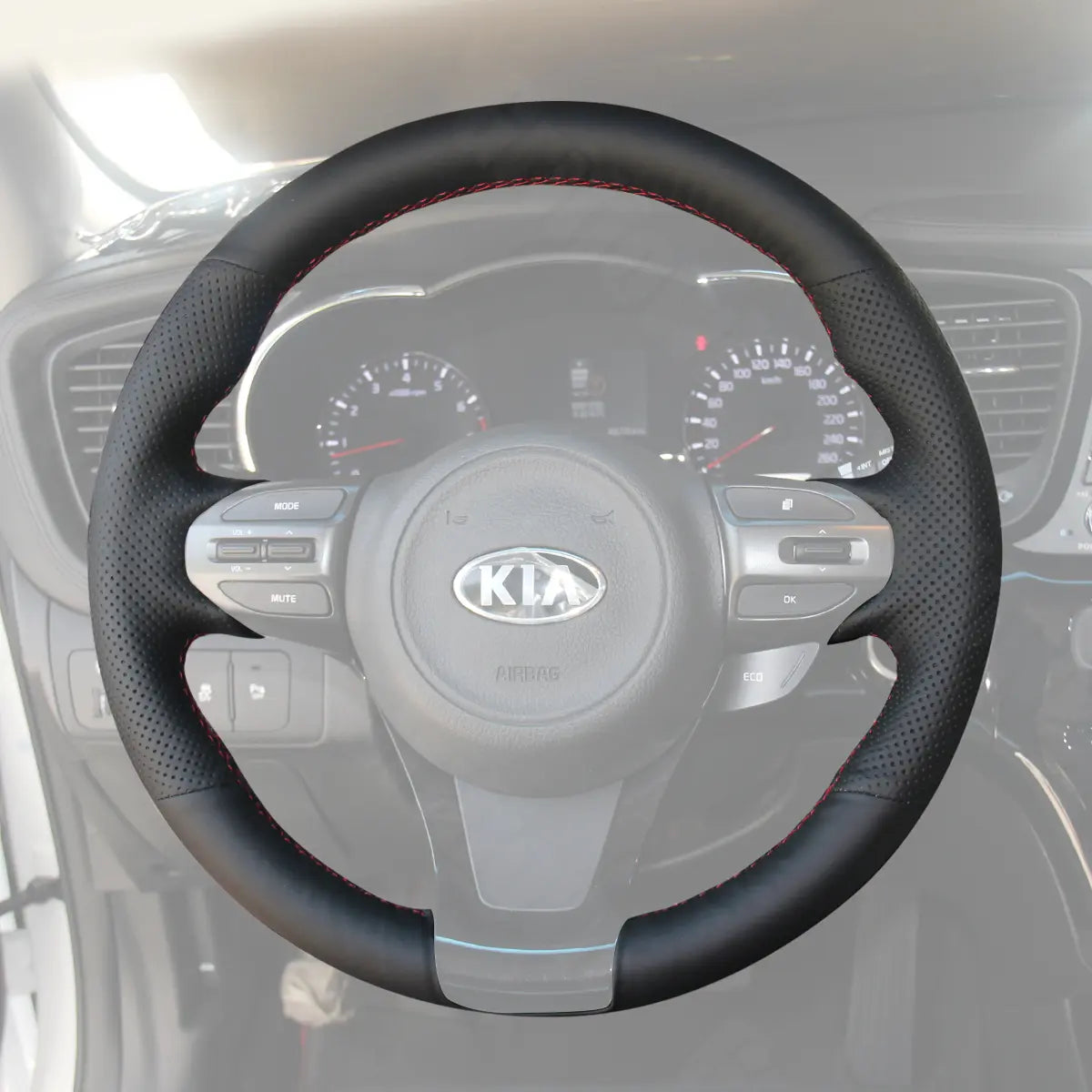 Griffowl Steering Wheel Cover for Bespoke Hatchback Kia Ceed Cee'd 2 GT 2015-2018. For refined interior upgrades using our wrap and stitch kit.
