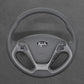 Griffowl Steering Wheel Cover for Bespoke Hatchback Kia Forte5 Ceed Cee'd 2 GT 2012-2015. Elevate your interior with Griffowl's wrap and stitch kit.
