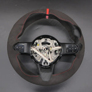 Bespoke Steering Wheel Cover for MINI Hardtop F55 F56 Hatchback Clubman F54 Electric Hatch 2021-2024