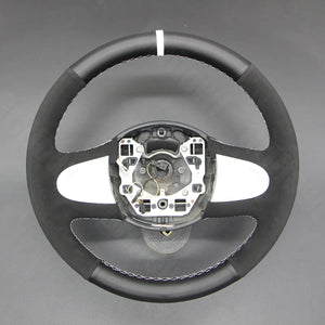 Griffowl Steering Wheel Cover for Bespoke Hatchback MINI Hatchback R56 Hardtop Clubman Clubvan 2012-2014. Perfect for enthusiasts seeking refined interior mods.
