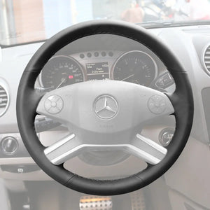 Griffowl Steering Wheel Cover for Bespoke Hatchback Mercedes Benz R Class 2009-2011. Hand-sewn kit for drivers seeking precision and comfort.