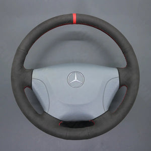 Griffowl Steering Wheel Cover for Bespoke Hatchback Mercedes Benz Sprinter W901 W905 1998-2006. Elevate your interior with Griffowl's wrap and stitch kit.