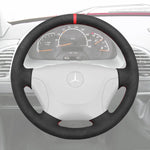 Griffowl Steering Wheel Cover for Bespoke Hatchback Mercedes Benz Sprinter W901 W905 1998-2006. Elevate your interior with Griffowl's wrap and stitch kit.