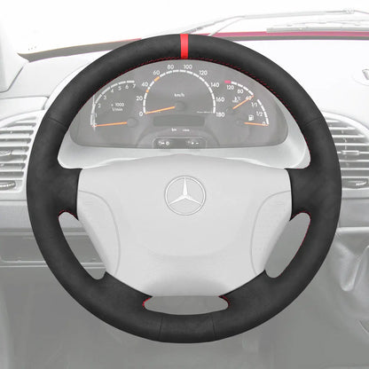 Griffowl Steering Wheel Cover for Bespoke Hatchback Mercedes Benz Sprinter W901 W905 1998-2006. Elevate your interior with Griffowl's wrap and stitch kit.