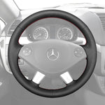 Griffowl Steering Wheel Cover for Bespoke Hatchback Mercedes Benz Vito 2010-2015. For refined interior upgrades using our wrap and stitch kit.