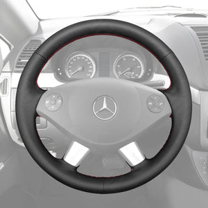 Griffowl Steering Wheel Cover for Bespoke Hatchback Mercedes Benz Vito 2010-2015. For refined interior upgrades using our wrap and stitch kit.