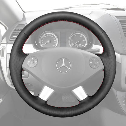 Griffowl Steering Wheel Cover for Bespoke Hatchback Mercedes Benz Vito 2010-2015. For refined interior upgrades using our wrap and stitch kit.