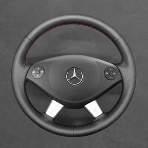 Griffowl Steering Wheel Cover for Bespoke Hatchback Mercedes Benz Vito 2010-2015. For refined interior upgrades using our wrap and stitch kit.
