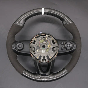 Griffowl Steering Wheel Cover for Bespoke Hatchback Mini Hardtop Clubman Hatchback 2014-2020. Elevate your interior with Griffowl's wrap and stitch kit.
