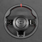 Griffowl Steering Wheel Cover for Bespoke Hatchback Mini Hardtop Clubman Hatchback F54 F55 F56 2021-2024. Perfect for enthusiasts seeking refined interior mods.

