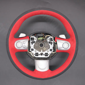 Griffowl Steering Wheel Cover for Bespoke Hatchback Mini R56 Hatchback Hardtop Clubman Clubvan 2006-2014. Perfect for enthusiasts seeking refined interior mods.
