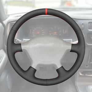 Griffowl Steering Wheel Cover for Bespoke Hatchback Mitsubishi Chariot 1992-1996. For refined interior upgrades using our wrap and stitch kit.

