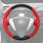 Griffowl Steering Wheel Cover for Bespoke Hatchback Nissan Note Versa Note Pulsar C12 B17 Serena NV200 2012-2021. Turn every drive into a luxury experience.
