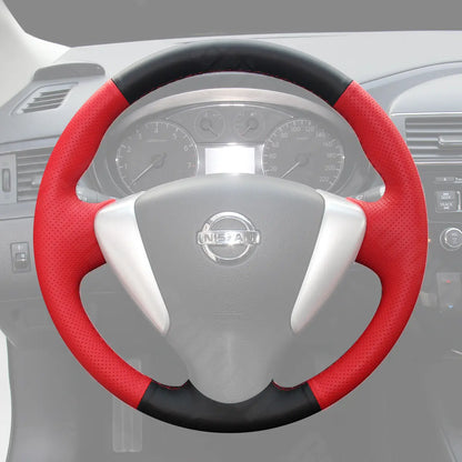 Griffowl Steering Wheel Cover for Bespoke Hatchback Nissan Note Versa Note Pulsar C12 B17 Serena NV200 2012-2021. Turn every drive into a luxury experience.
