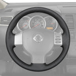 Griffowl Steering Wheel Cover for Bespoke Hatchback Nissan Note Versa Note Tiida 2004-2012. Elevate your interior with Griffowl's wrap and stitch kit.
