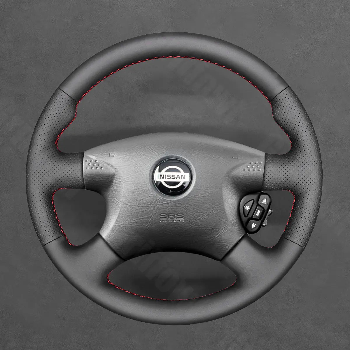 Griffowl Steering Wheel Cover for Bespoke Hatchback Nissan Pulsar N16 Serena Caravan 2000-2003. Elevate your interior with Griffowl's wrap and stitch kit.
