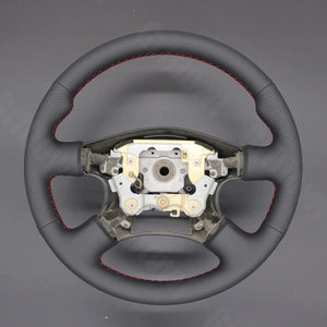 Griffowl Steering Wheel Cover for Bespoke Hatchback Nissan Pulsar N16 Serena Caravan 2000-2003. Elevate your interior with Griffowl's wrap and stitch kit.
