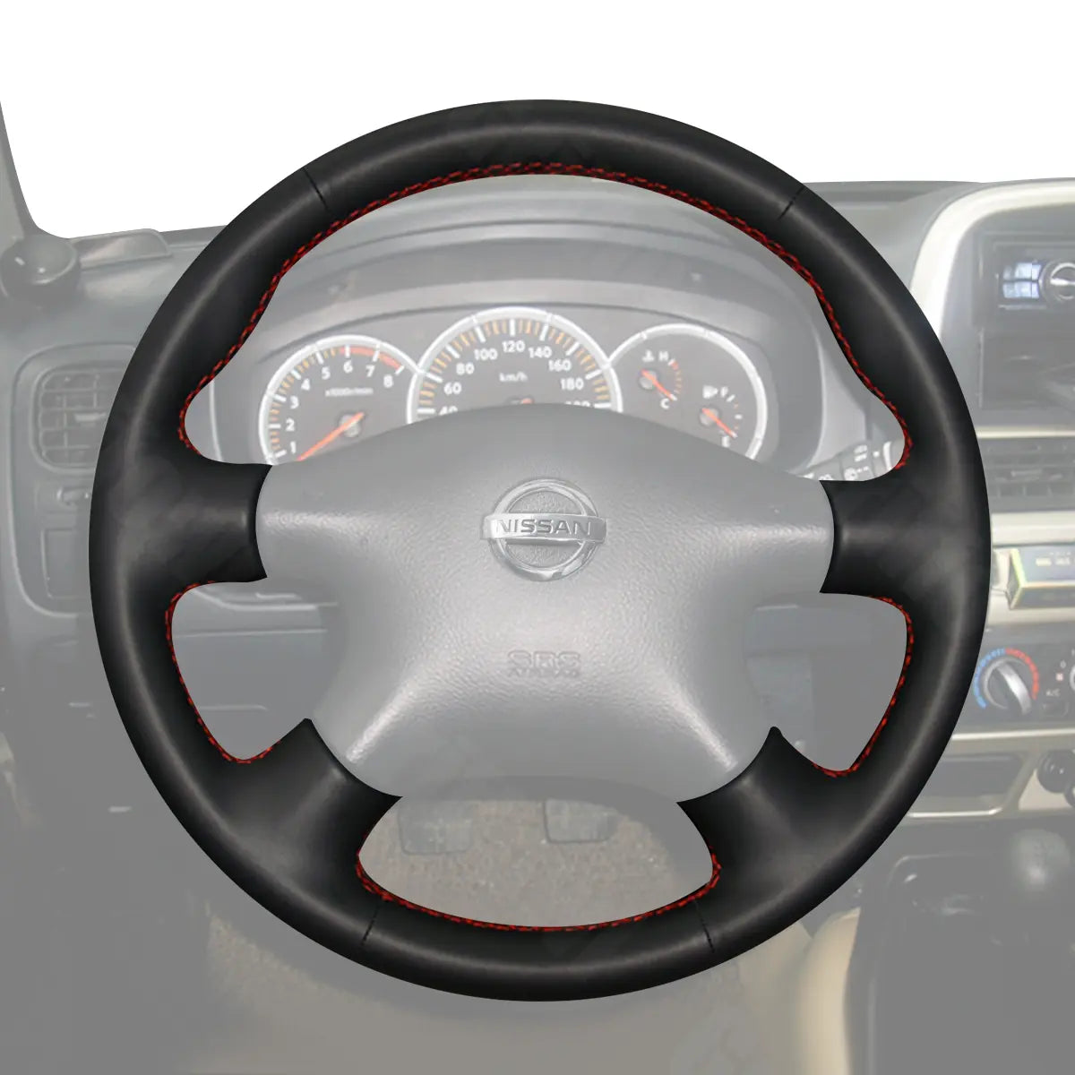 Griffowl Steering Wheel Cover for Bespoke Hatchback Nissan Pulsar N16 Serena Caravan 2002-2012. Elevate your interior with Griffowl's wrap and stitch kit.
