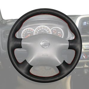 Griffowl Steering Wheel Cover for Bespoke Hatchback Nissan Pulsar N16 Serena Caravan 2002-2012. Elevate your interior with Griffowl's wrap and stitch kit.
