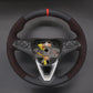 Griffowl Steering Wheel Cover for Bespoke Hatchback Opel Corsa E Mk4 Astra K Mk7 Karl Zafira C 2014-2020. Perfect for enthusiasts seeking refined interior mods.
