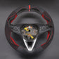 Griffowl Steering Wheel Cover for Bespoke Hatchback Opel Corsa E Mk4 Astra K Mk7 Karl Zafira C 2014-2020. Perfect for enthusiasts seeking refined interior mods.
