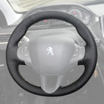 Griffowl Steering Wheel Cover for Bespoke Hatchback Peugeot 208 2012-2019. Perfect grip with our steering wheel wrap and custom interior touch.