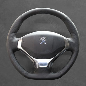 Griffowl Steering Wheel Cover for Bespoke Hatchback Peugeot 3008 2013-2015. Perfect grip with our steering wheel wrap and custom interior touch.