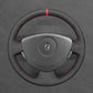 Griffowl Steering Wheel Cover for Bespoke Hatchback Renault Clio 2 Twingo 2 2007-2014. Elevate your interior with Griffowl's wrap and stitch kit.