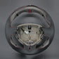 Griffowl Steering Wheel Cover for Bespoke Hatchback Renault Clio 3 2005-2012. Griffowl's interior mod with hand-sewn DIY steering wheel kit.