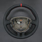 Griffowl Steering Wheel Cover for Bespoke Hatchback Renault Clio 3 2005-2012. Griffowl's interior mod with hand-sewn DIY steering wheel kit.
