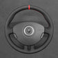 Griffowl Steering Wheel Cover for Bespoke Hatchback Renault Clio 3 2005-2012. Griffowl's interior mod with hand-sewn DIY steering wheel kit.