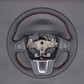 Griffowl Steering Wheel Cover for Bespoke Hatchback Renault Laguna 3 2007-2012. For refined interior upgrades using our wrap and stitch kit.