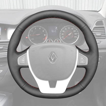 Griffowl Steering Wheel Cover for Bespoke Hatchback Renault Laguna 3 2007-2015. For refined interior upgrades using our wrap and stitch kit.