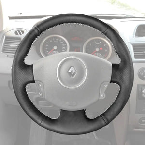 Griffowl Steering Wheel Cover for Bespoke Hatchback Renault Megane 2 Scenic 2 Grand Scenic Kangoo 2 2002-2013. Turn every drive into a luxury experience.