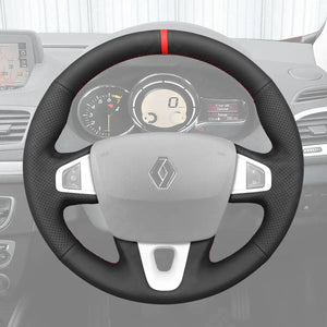 Griffowl Steering Wheel Cover for Bespoke Hatchback Renault Megane 3 Scenic 3 Grand Scenic Kangoo 2 2008-2020. Turn every drive into a luxury experience.