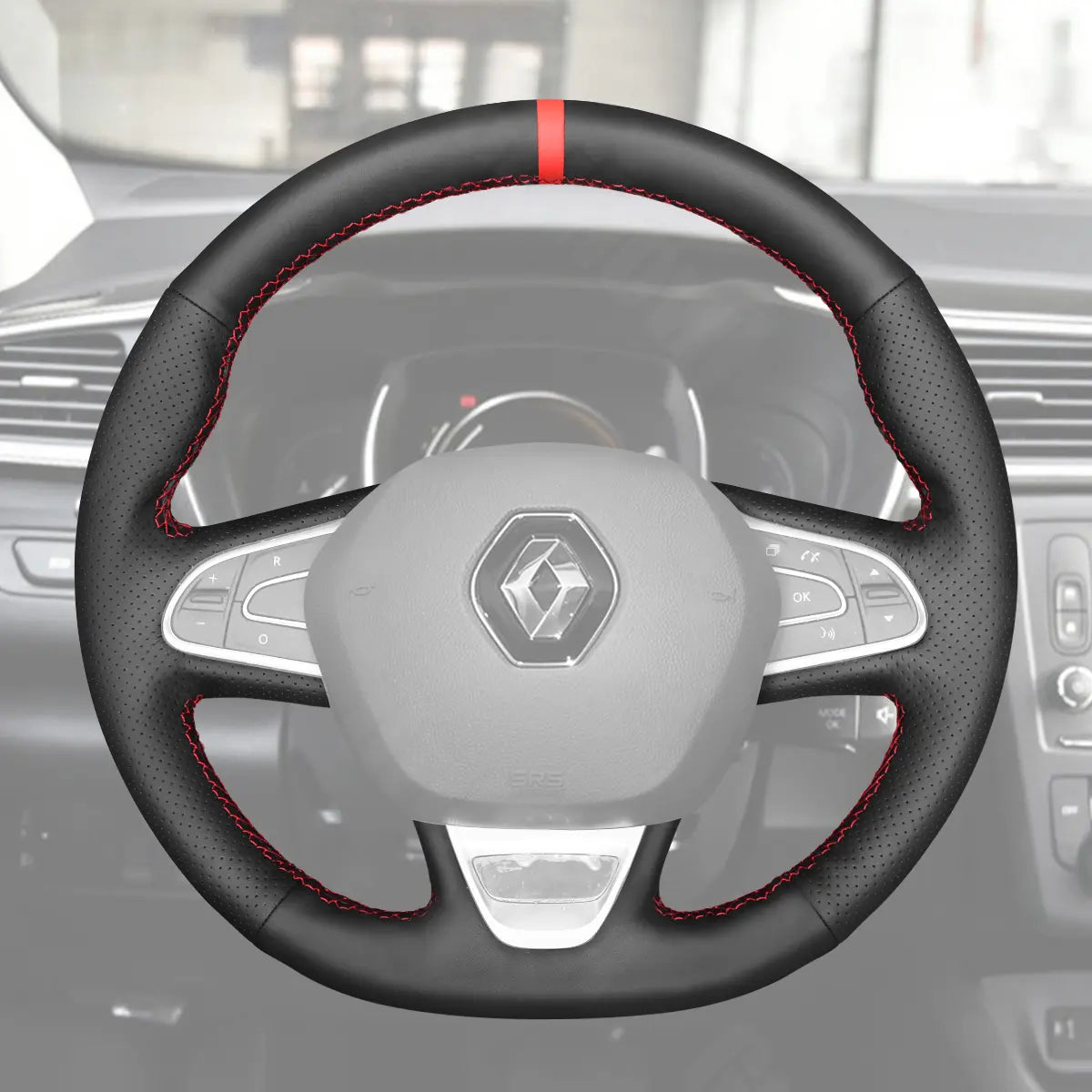 Griffowl Steering Wheel Cover for Bespoke Hatchback Renault Megane 4 Espace Scenic 4 Grand Scenic Talisman 2015-2020. Turn every drive into a luxury experience.